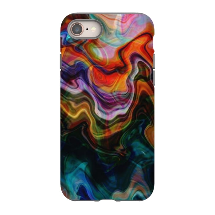 iPhone SE StrongFit Digitalart Abstract Marbling G596 by Medusa GraphicArt