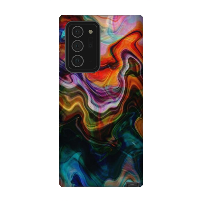 Galaxy Note 20 Ultra StrongFit Digitalart Abstract Marbling G596 by Medusa GraphicArt