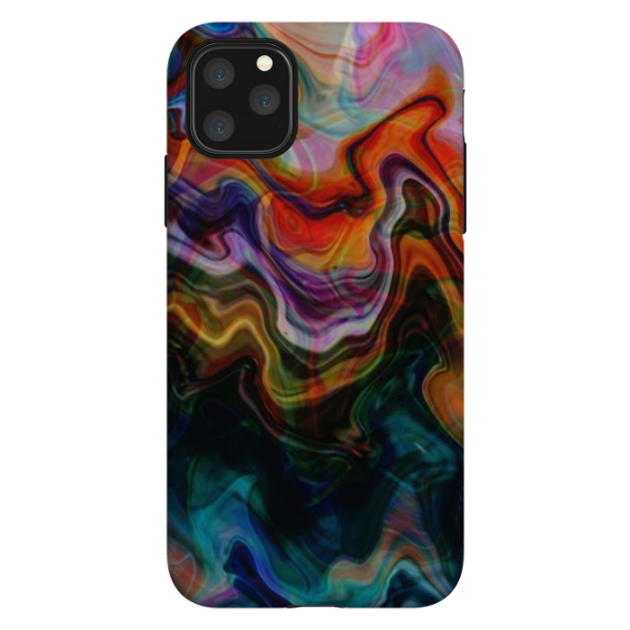 iPhone 11 Pro Max StrongFit Digitalart Abstract Marbling G596 by Medusa GraphicArt