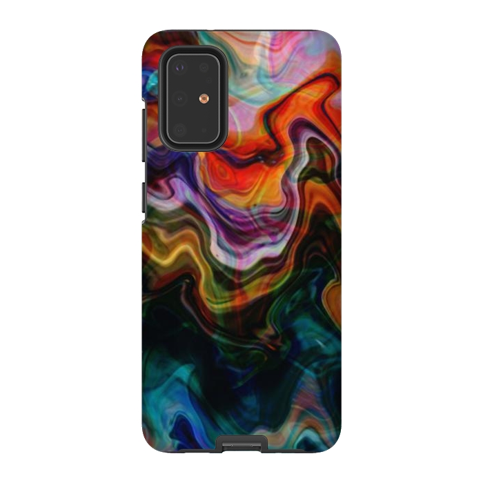 Galaxy S20 Plus StrongFit Digitalart Abstract Marbling G596 by Medusa GraphicArt