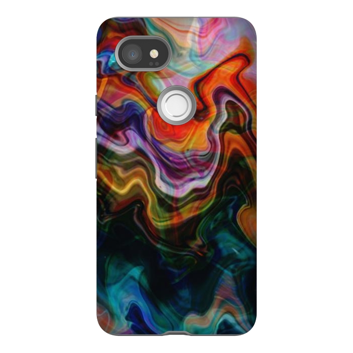 Pixel 2XL StrongFit Digitalart Abstract Marbling G596 by Medusa GraphicArt