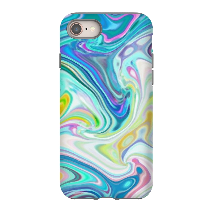 iPhone SE StrongFit Digitalart Abstract Marbling G597 by Medusa GraphicArt