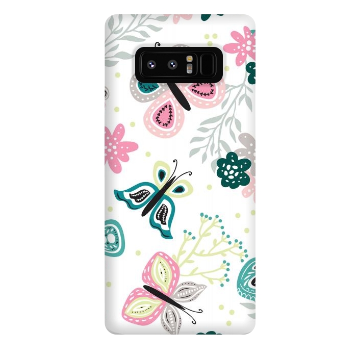 Galaxy Note 8 StrongFit Give me Butterflies by ArtsCase
