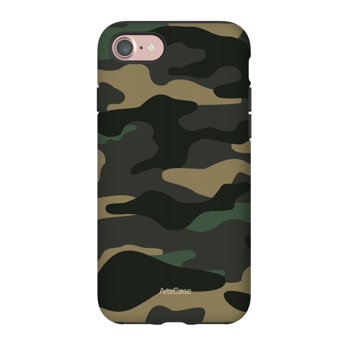 iPhone 7 StrongFit Green Camo by ArtsCase