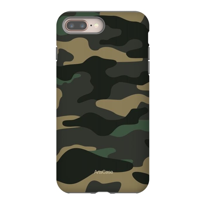 iPhone 7 plus StrongFit Green Camo by ArtsCase