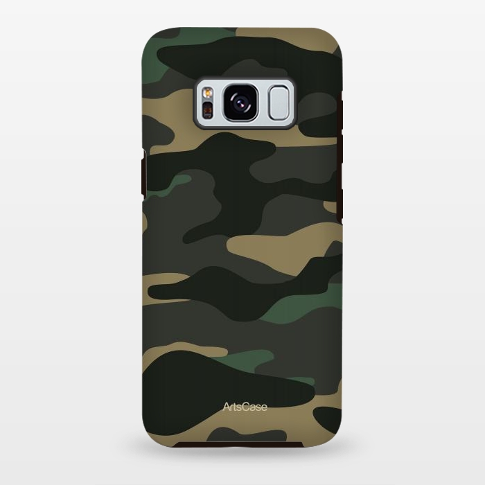 Galaxy S8 plus StrongFit Green Camo by ArtsCase