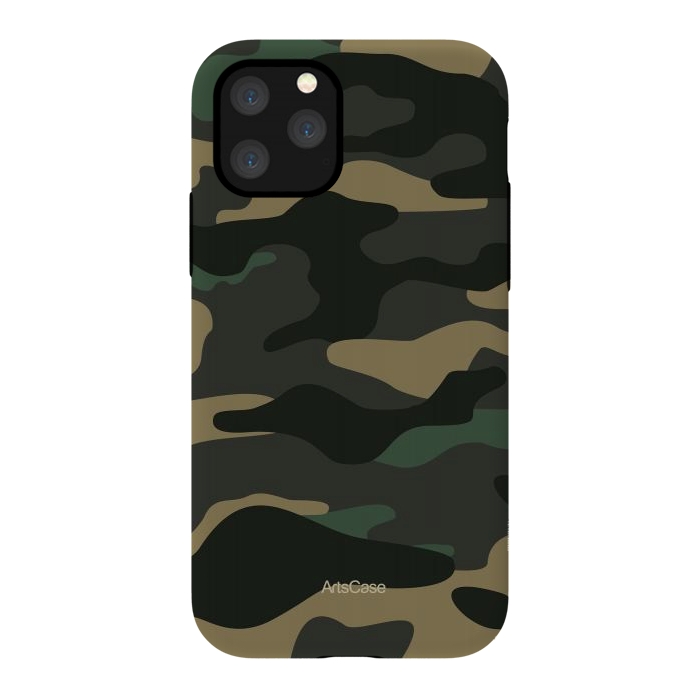 iPhone 11 Pro StrongFit Green Camo by ArtsCase