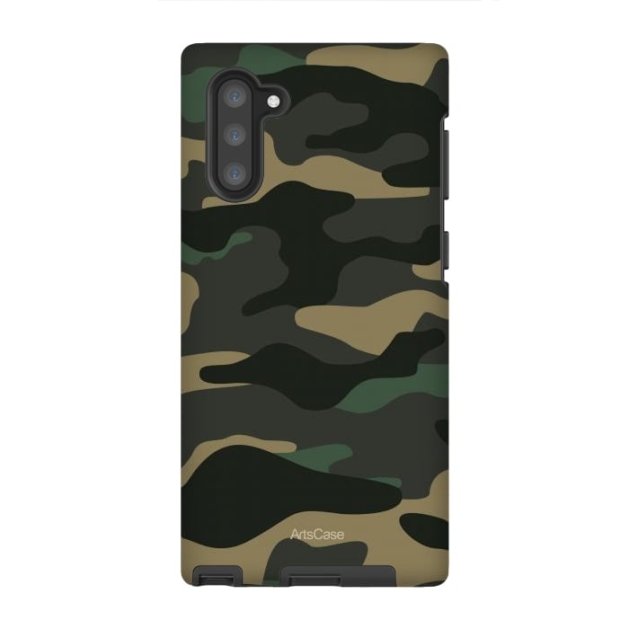 Galaxy Note 10 StrongFit Green Camo by ArtsCase