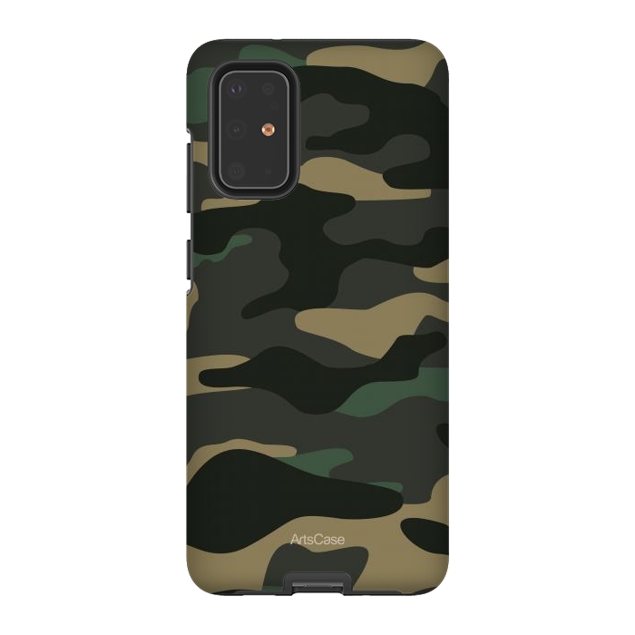 Galaxy S20 Plus StrongFit Green Camo by ArtsCase