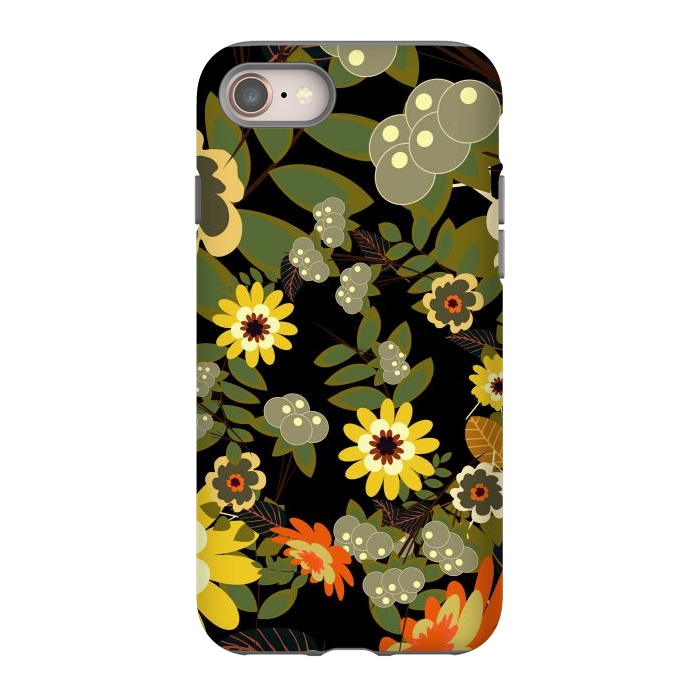 iPhone SE StrongFit Green Flowers by ArtsCase