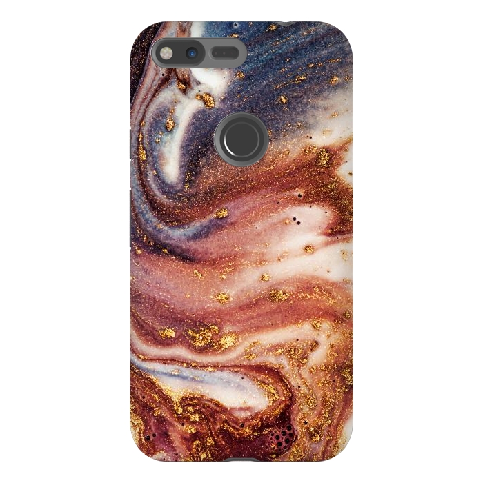 Pixel XL StrongFit Marble Sand by ArtsCase