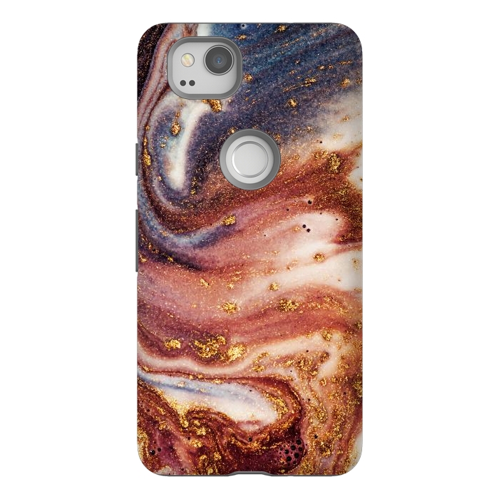 Pixel 2 StrongFit Marble Sand by ArtsCase