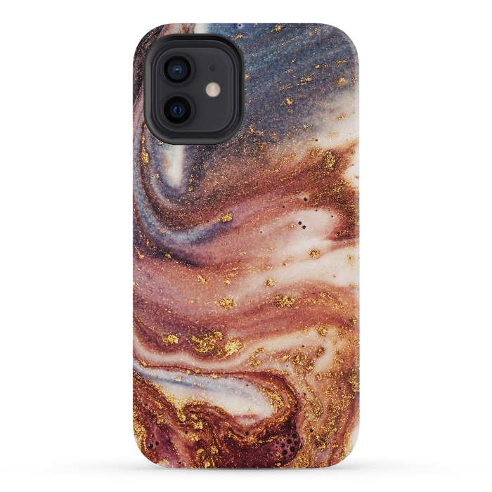 iPhone 12 mini StrongFit Marble Sand by ArtsCase