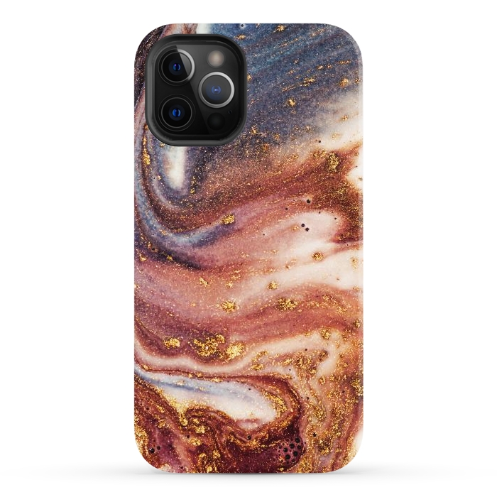 iPhone 12 Pro StrongFit Marble Sand by ArtsCase