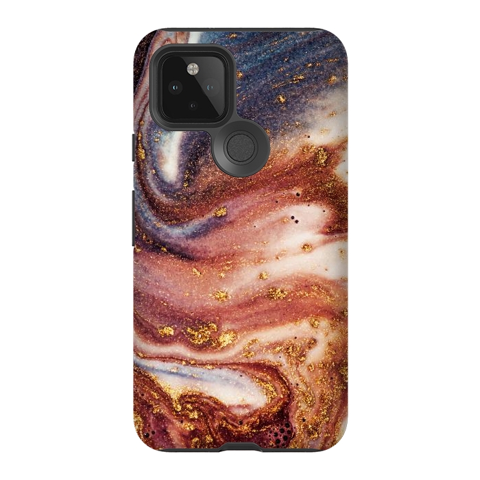 Pixel 5 StrongFit Marble Sand by ArtsCase