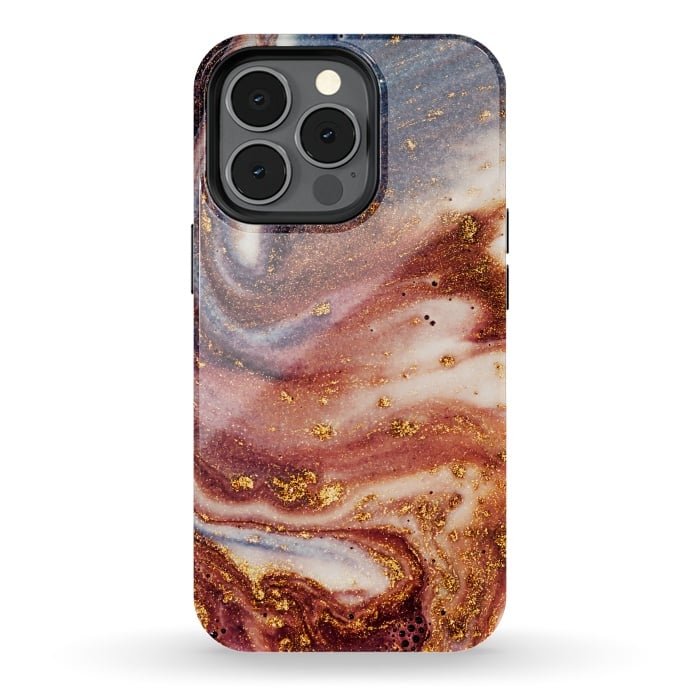 iPhone 13 pro StrongFit Marble Sand por ArtsCase