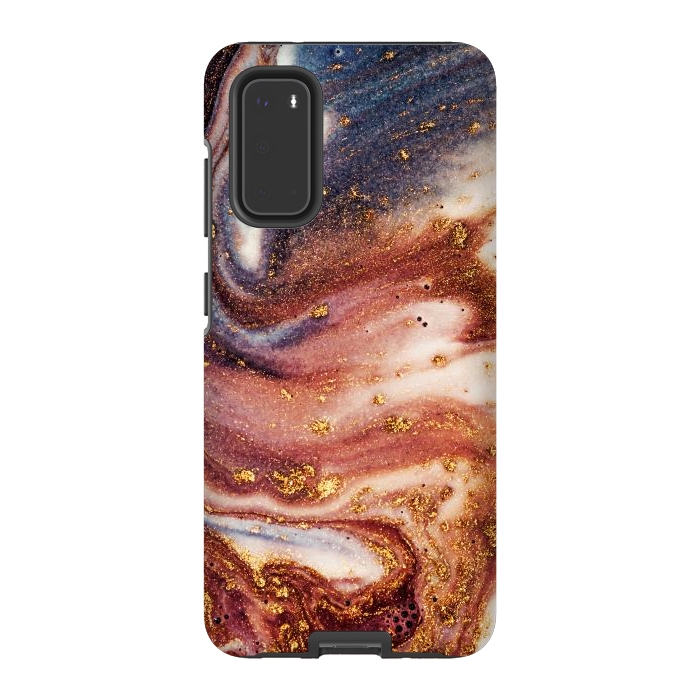 Galaxy S20 StrongFit Marble Sand by ArtsCase