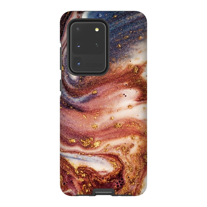 Galaxy S20 Ultra StrongFit Marble Sand by ArtsCase