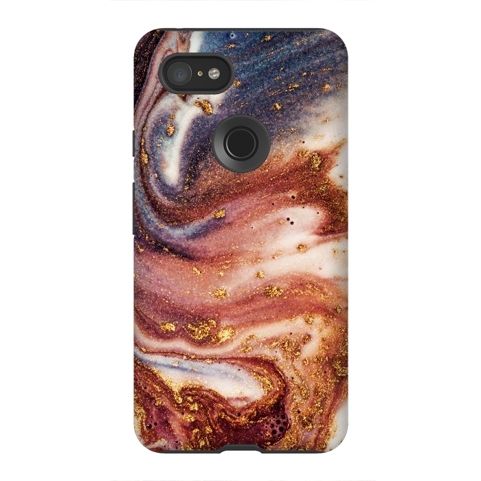 Pixel 3XL StrongFit Marble Sand by ArtsCase
