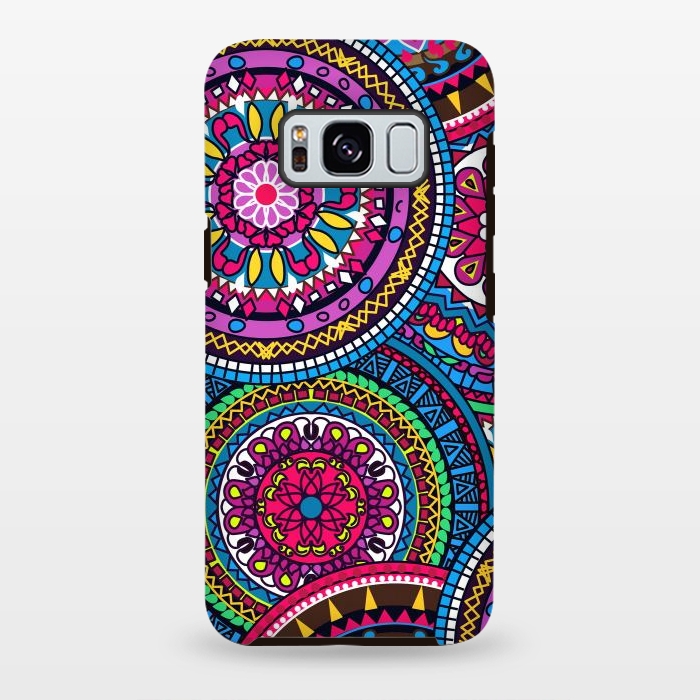 Galaxy S8 plus StrongFit Multicolor Ornament Mandala by ArtsCase