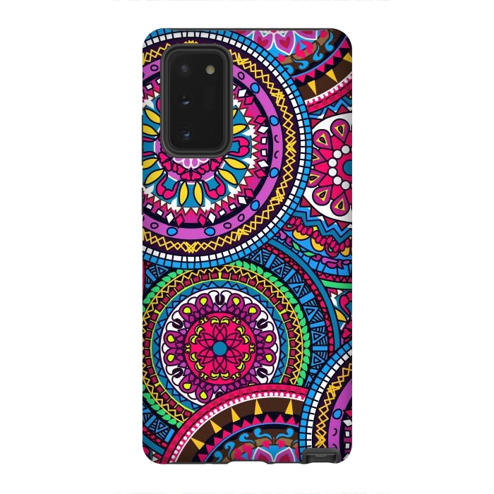 Galaxy Note 20 StrongFit Multicolor Ornament Mandala by ArtsCase