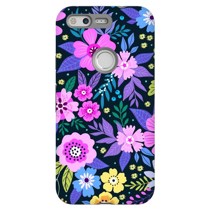 Pixel StrongFit Pink Multicolor WildFlowers at Best by ArtsCase