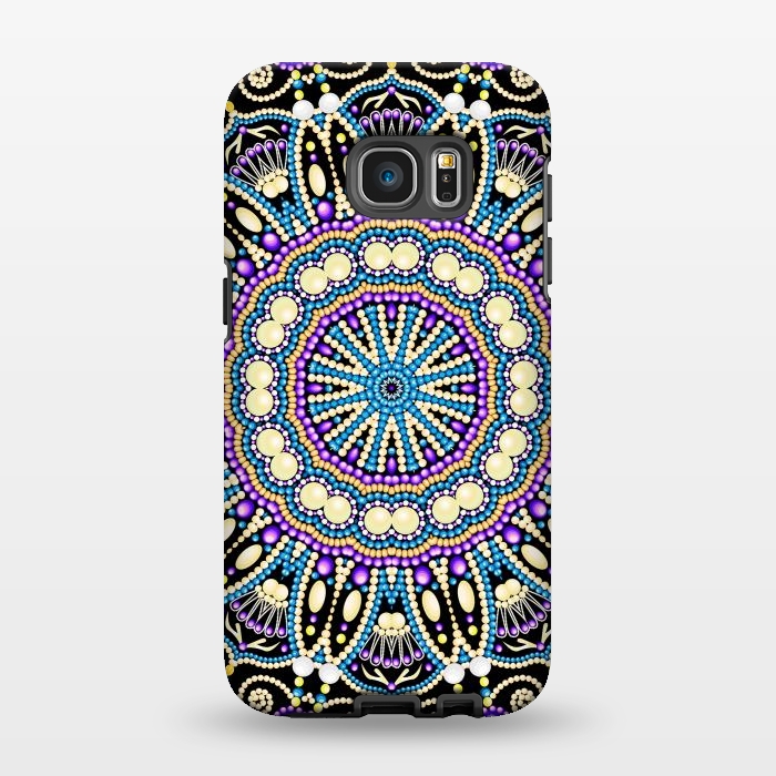 Galaxy S7 EDGE StrongFit Ornament Bright Mandala by ArtsCase