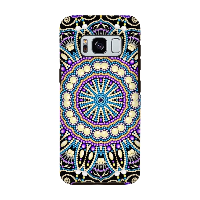Galaxy S8 StrongFit Ornament Bright Mandala by ArtsCase
