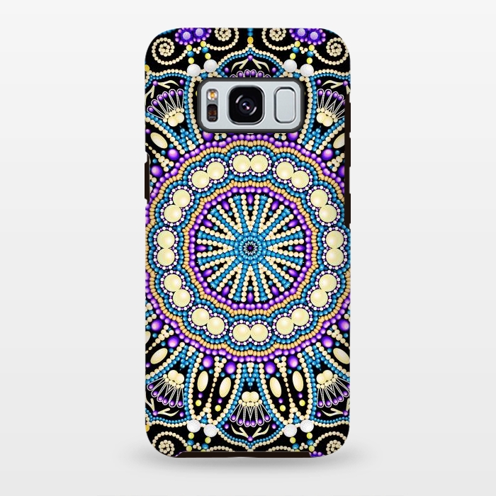 Galaxy S8 plus StrongFit Ornament Bright Mandala by ArtsCase