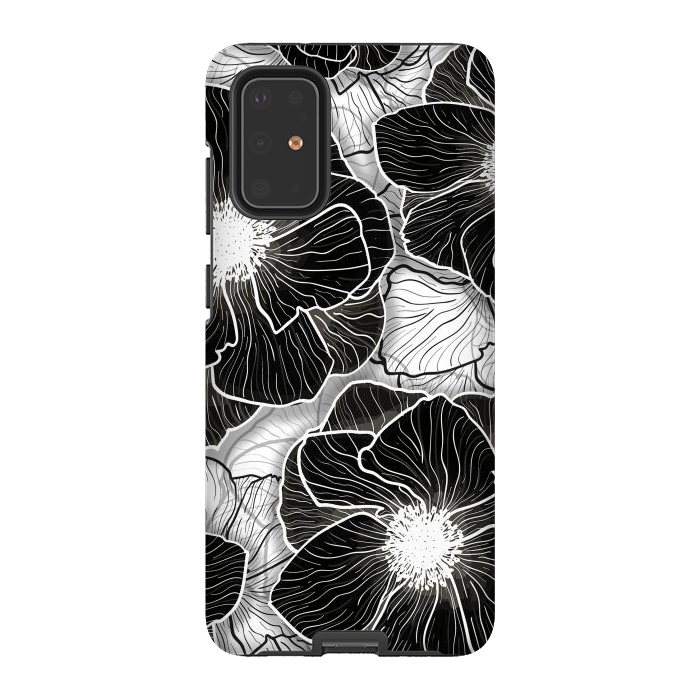 Galaxy S20 Plus StrongFit Anemones Wildflower Illustration G599 by Medusa GraphicArt