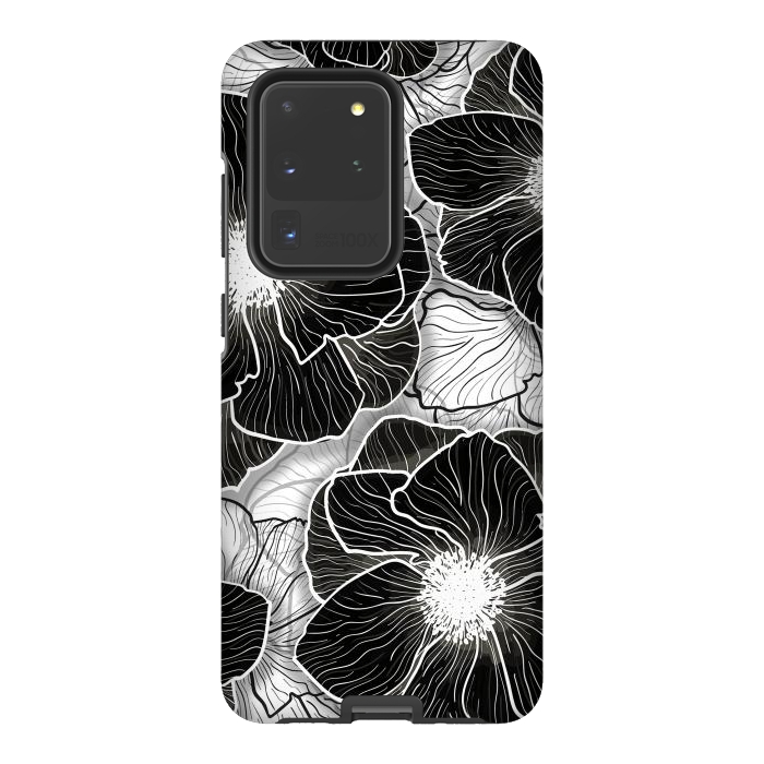 Galaxy S20 Ultra StrongFit Anemones Wildflower Illustration G599 by Medusa GraphicArt