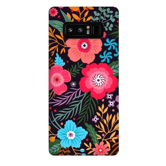 Galaxy Note 8 StrongFit In love with the flowers by ArtsCase