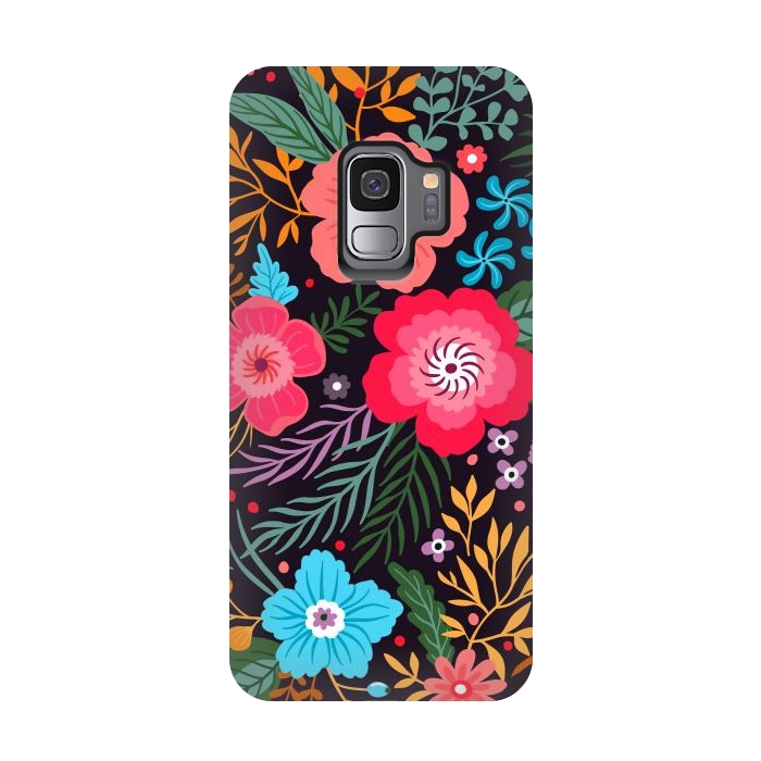 Galaxy S9 StrongFit In love with the flowers by ArtsCase