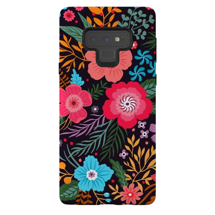 Galaxy Note 9 StrongFit In love with the flowers by ArtsCase