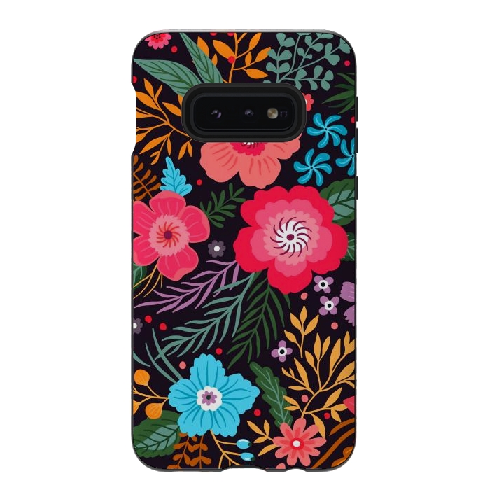 Galaxy S10e StrongFit In love with the flowers by ArtsCase