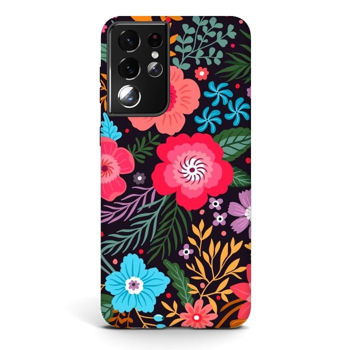 Galaxy S21 ultra StrongFit In love with the flowers by ArtsCase
