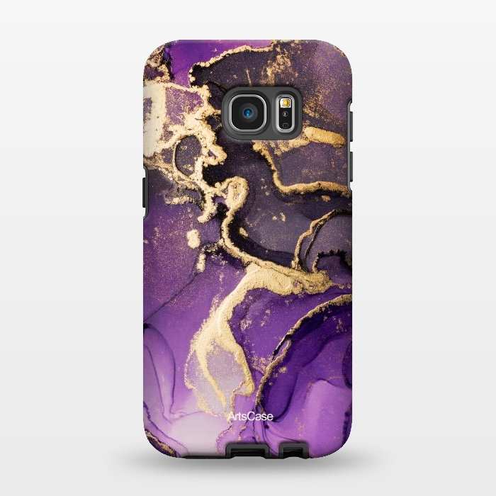 Galaxy S7 EDGE StrongFit Purple Skies by ArtsCase