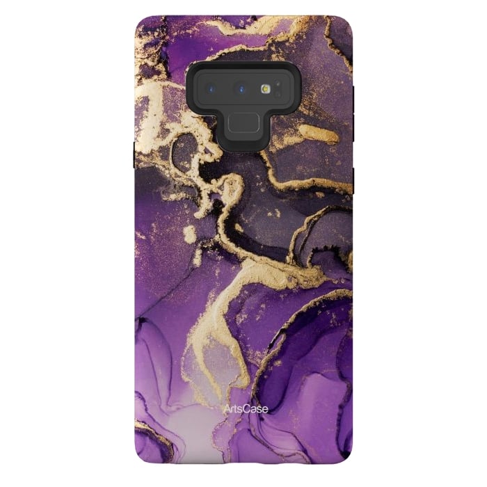 Galaxy Note 9 StrongFit Purple Skies by ArtsCase