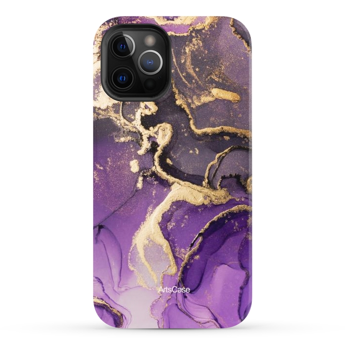 iPhone 12 Pro StrongFit Purple Skies by ArtsCase