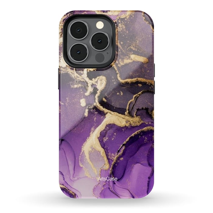 iPhone 13 pro StrongFit Purple Skies by ArtsCase
