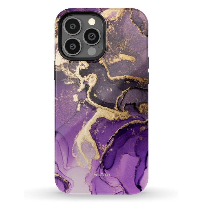 iPhone 13 Pro Max StrongFit Purple Skies by ArtsCase