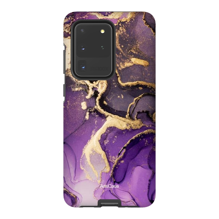 Galaxy S20 Ultra StrongFit Purple Skies by ArtsCase