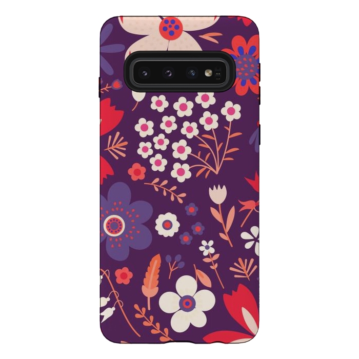 Galaxy S10 StrongFit Wonderful Bright Colors by ArtsCase