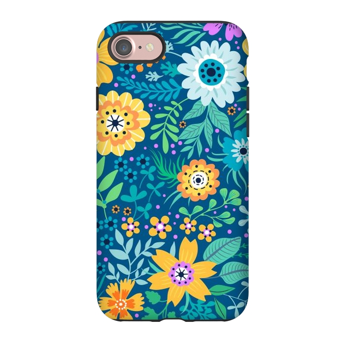 iPhone 7 StrongFit Yellow Flowers by ArtsCase