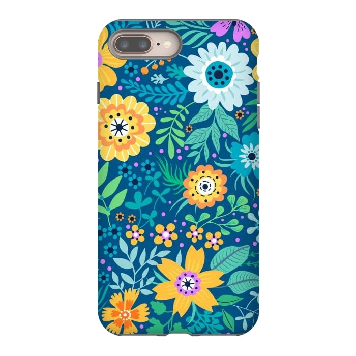 iPhone 7 plus StrongFit Yellow Flowers by ArtsCase