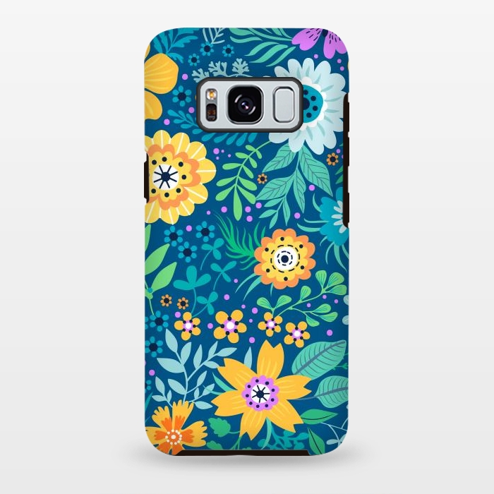 Galaxy S8 plus StrongFit Yellow Flowers by ArtsCase