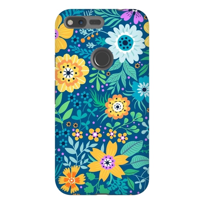 Pixel XL StrongFit Yellow Flowers by ArtsCase