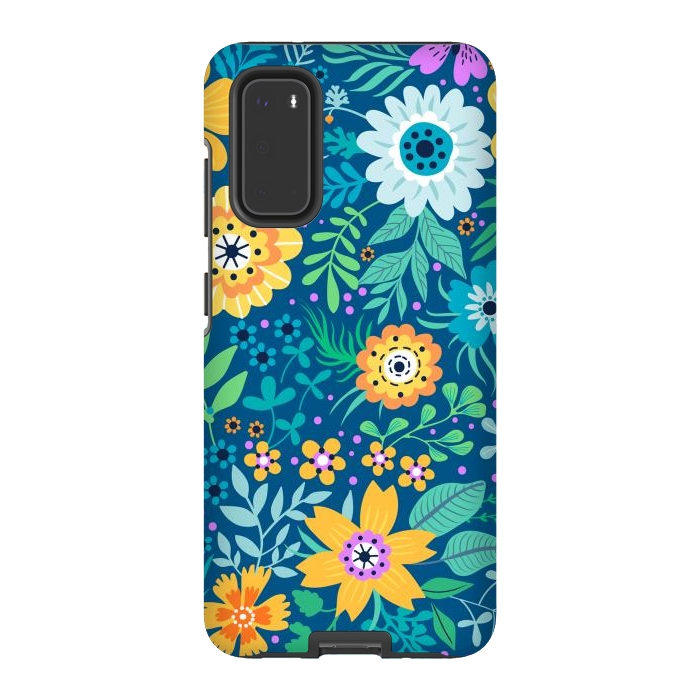 Galaxy S20 StrongFit Yellow Flowers by ArtsCase