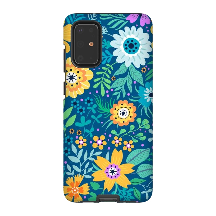 Galaxy S20 Plus StrongFit Yellow Flowers by ArtsCase