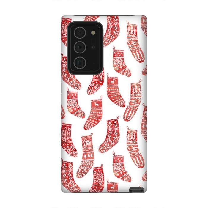 Galaxy Note 20 Ultra StrongFit Nordic Winter Stockings by Nic Squirrell